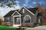 Modern House Plan Front Photo 02 - Malcolm Farm Country Home 032D-0655 - Shop House Plans and More
