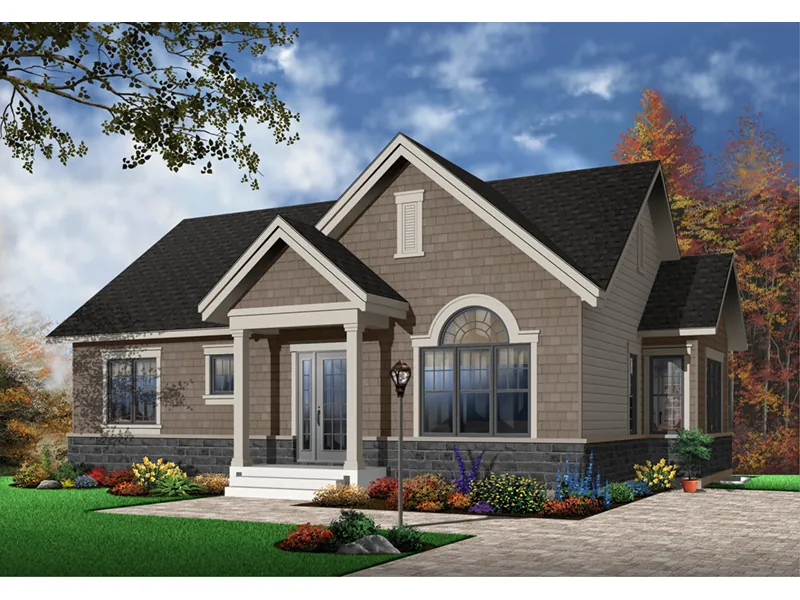 Modern House Plan Front Photo 03 - Malcolm Farm Country Home 032D-0655 - Shop House Plans and More