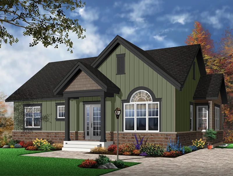 Modern House Plan Front Photo 04 - Malcolm Farm Country Home 032D-0655 - Shop House Plans and More