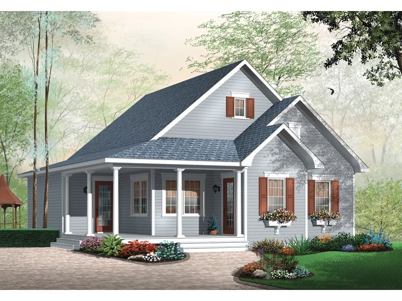 Country House Plan Front Image - Markhall Ranch Home 032D-0656 - Shop House Plans and More