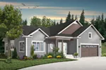Traditional House Plan Front Photo 03 - Charpentier Country Home 032D-0658 - Search House Plans and More