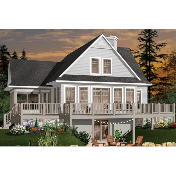 Crestwood Lake Waterfront Home Plan 032D-0686 - Search House Plans and More