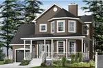 Craftsman House Plan Front Photo 01 - Hampstead Victorian Home 032D-0693 - Search House Plans and More