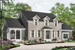 European House Plan Front Photo 01 - Longthorpe Country Home 032D-0711 - Shop House Plans and More
