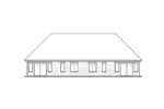 Multi-Family House Plan Rear Elevation - Red Cedar Duplex Home 032D-0719 - Shop House Plans and More