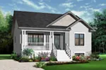 Bungalow House Plan Front Photo 03 - Brynn Park Craftsman Ranch Home 032D-0727 - Search House Plans and More