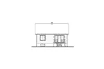 Bungalow House Plan Rear Elevation - Brynn Park Craftsman Ranch Home 032D-0727 - Search House Plans and More
