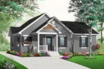Arts & Crafts House Plan Front Photo 01 - Pauline Country Ranch Home 032D-0732 - Shop House Plans and More