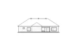 Sunbelt House Plan Rear Elevation - Manola Traditional Sunbelt Home 032D-0742 - Shop House Plans and More