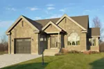 Traditional House Plan Front of Home - Engelbrook Ranch Home 032D-0745 - Search House Plans and More