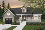 Craftsman House Plan Front Photo 01 - Lynkirk Country Home 032D-0747 - Shop House Plans and More