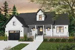 Craftsman House Plan Front Photo 02 - Lynkirk Country Home 032D-0747 - Shop House Plans and More