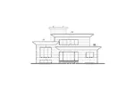 Rear Elevation - Hadley Hill Modern Home 032D-0769 - Search House Plans and More