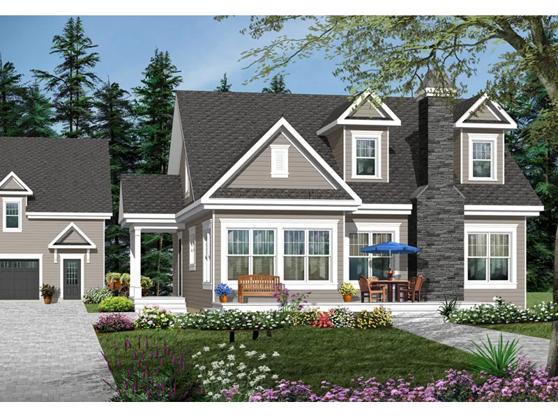 Arts & Crafts House Plan Front Photo 01 - Terra Craftsman Home 032D-0774 - Shop House Plans and More