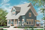 Traditional House Plan Front Image - Alicia Place English Home 032D-0778 - Search House Plans and More