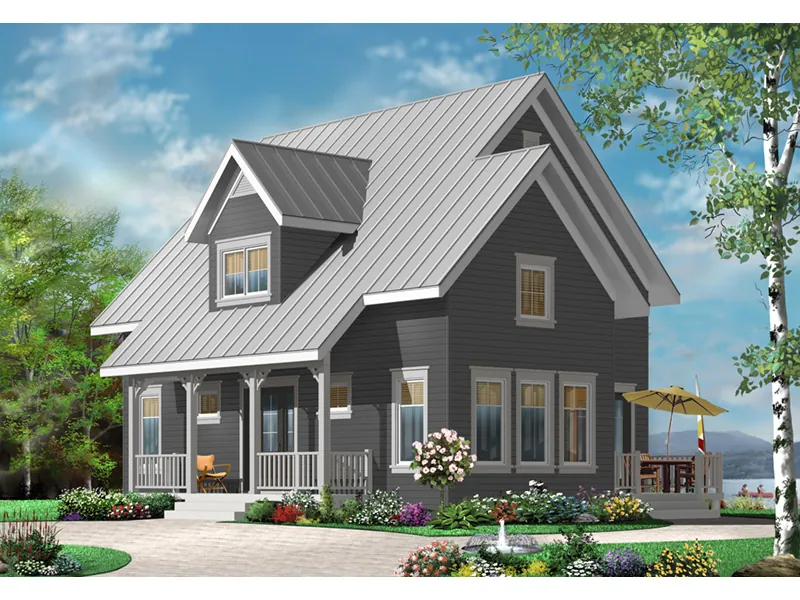Traditional House Plan Front Photo 01 - Alicia Place English Home 032D-0778 - Search House Plans and More