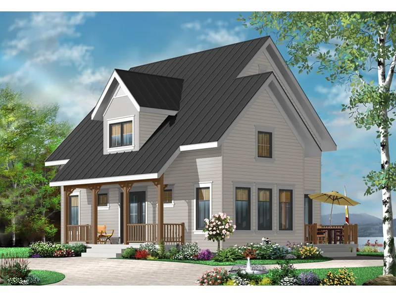 Traditional House Plan Front Photo 03 - Alicia Place English Home 032D-0778 - Search House Plans and More
