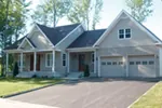 Traditional House Plan Front of Home - Glen Bay Cape Cod Style Home 032D-0788 - Search House Plans and More