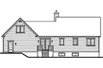 Traditional House Plan Rear Elevation - Glen Bay Cape Cod Style Home 032D-0788 - Search House Plans and More