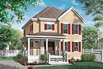 Traditional House Plan Front Image - Bryant Creek Country Home 032D-0789 - Search House Plans and More