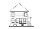 Traditional House Plan Rear Elevation - Bryant Creek Country Home 032D-0789 - Search House Plans and More