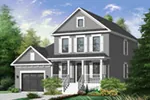 Traditional House Plan Front Photo 01 - Hylton Country Home 032D-0795 - Search House Plans and More