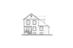 Traditional House Plan Rear Elevation - Hylton Country Home 032D-0795 - Search House Plans and More