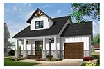 Craftsman House Plan Front Photo 01 - Rusty Ridge Craftsman Home 032D-0808 - Shop House Plans and More