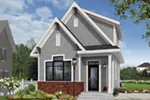 Traditional House Plan Front Photo 02 - Wickham Small Traditional Home 032D-0812 - Shop House Plans and More