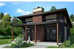 Prairie House Plan Front Photo 02 - Yelton Modern Home 032D-0813 - Shop House Plans and More