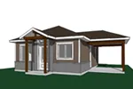 Ranch House Plan Front Image - Fenton Craftsman Home 032D-0815 - Search House Plans and More