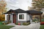 Ranch House Plan Front Photo 03 - Fenton Craftsman Home 032D-0815 - Search House Plans and More