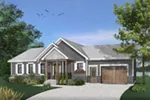 Country House Plan Front Photo 04 - Gareth Craftsman Ranch Home 032D-0823 - Search House Plans and More
