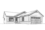 Ranch House Plan Front Image of House - Macey Mill Rustic Ranch Home 032D-0828 - Shop House Plans and More