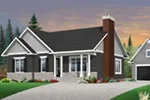 Country House Plan Front Photo 01 - Mayer Hill Ranch Home 032D-0832 - Shop House Plans and More
