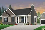 Country House Plan Front Photo 02 - Mayer Hill Ranch Home 032D-0832 - Shop House Plans and More