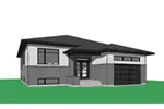 Ranch House Plan Front Image - Moxie Modern Prairie Home 032D-0839 - Shop House Plans and More