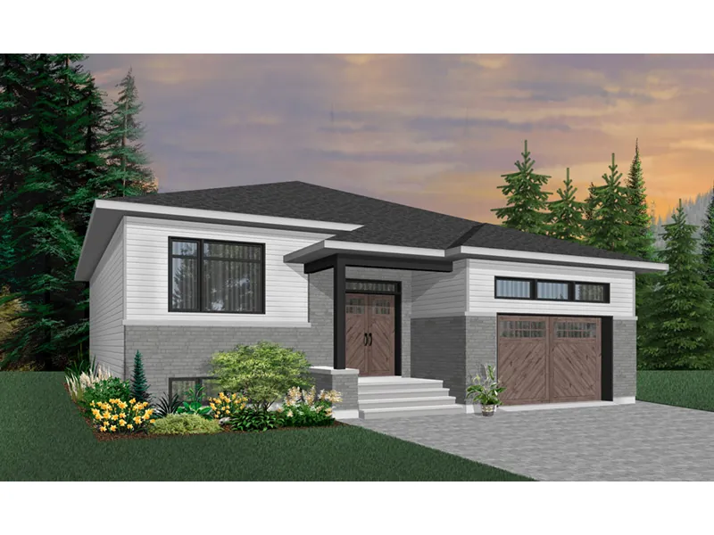 Ranch House Plan Front Photo 05 - Moxie Modern Prairie Home 032D-0839 - Shop House Plans and More