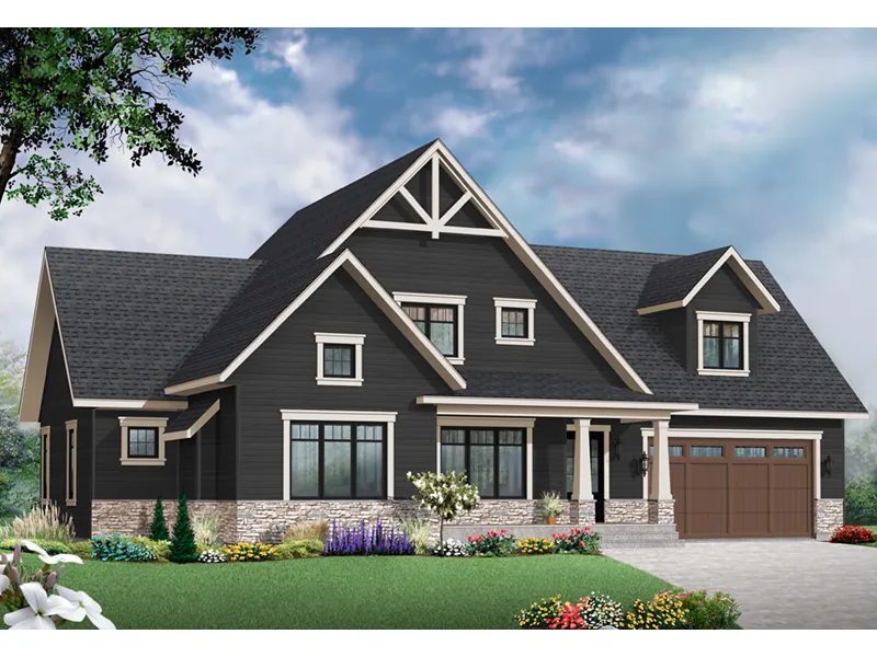 Front Photo 02 - Osmond Craftsman Home 032D-0845 - Shop House Plans and More