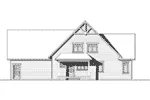 Rear Elevation - Osmond Craftsman Home 032D-0845 - Shop House Plans and More