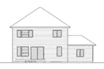 Rear Elevation - Macey Modern Home 032D-0851 - Shop House Plans and More