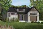 Rustic House Plan Front Photo 01 - Urban Valley Modern Home 032D-0877 - Shop House Plans and More