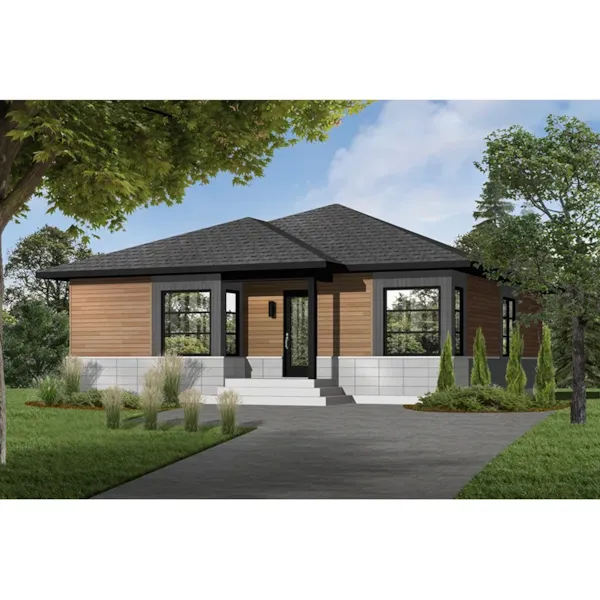 Rising Moon Modern Ranch Home Plan 032D-0906 - Shop House Plans and More