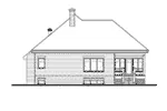 Ranch House Plan Rear Elevation - John Creek Waterfront Home 032D-0936 - Search House Plans and More