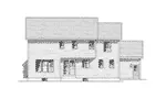 Colonial House Plan Rear Elevation - Bartley Bend Traditional Home 034D-0111 - Search House Plans and More