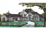 Modern House Plan Front Image - Felsberg Luxury European Home 036D-0196 - Search House Plans and More