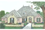 Southern House Plan Front Image - Olson Place European Ranch Home 036D-0200 - Shop House Plans and More