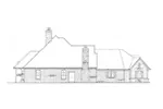Country French House Plan Left Elevation - 036D-0214 - Shop House Plans and More