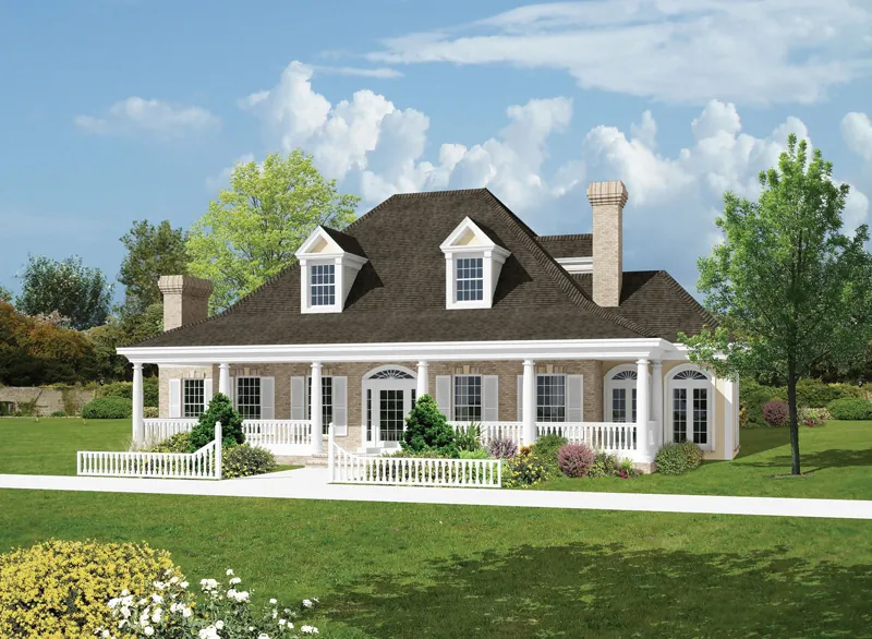 Country House Plan Front Image - Salisbury Park Southern Home 037D-0005 - Shop House Plans and More