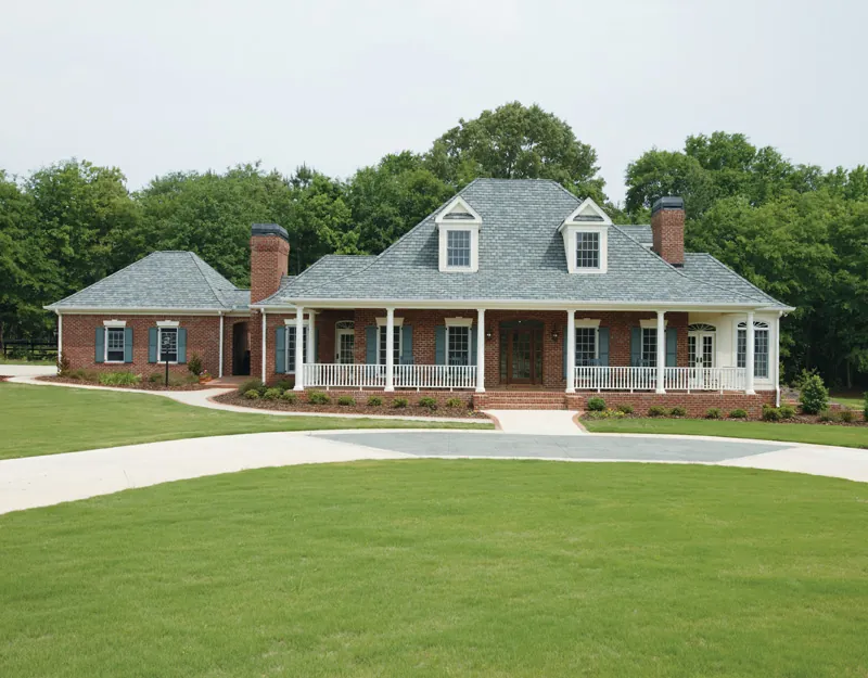 Superb Southern Plantation With Acadian Styled Roof